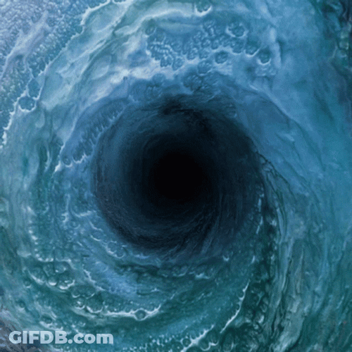 Vortex Happening In Water GIF