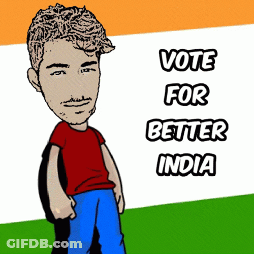 Vote For Better India GIF