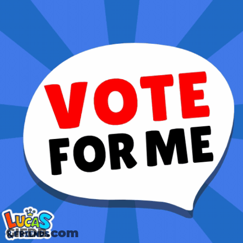 Vote For Me Sign GIF