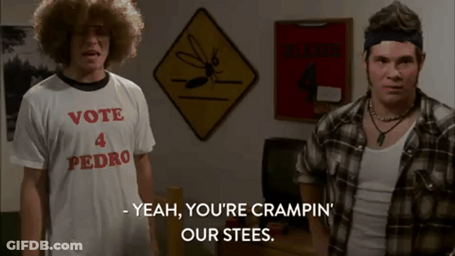 Vote For Pedro Adam DeVine Workaholics Parody GIF