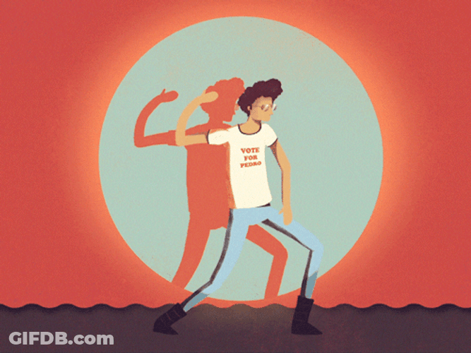 Vote For Pedro Napoleon Dynamite Cartoon Dance GIF