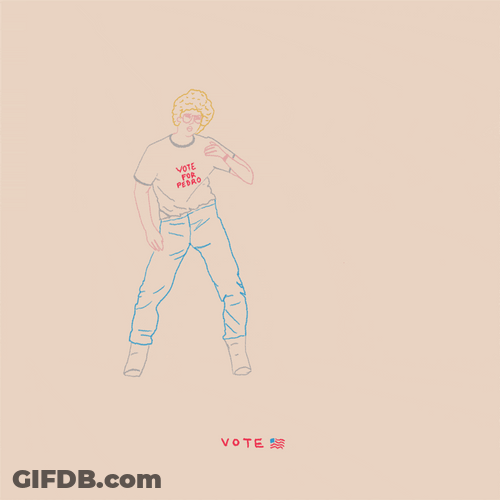 Vote For Pedro Napoleon Dynamite Cartoon Dancer GIF