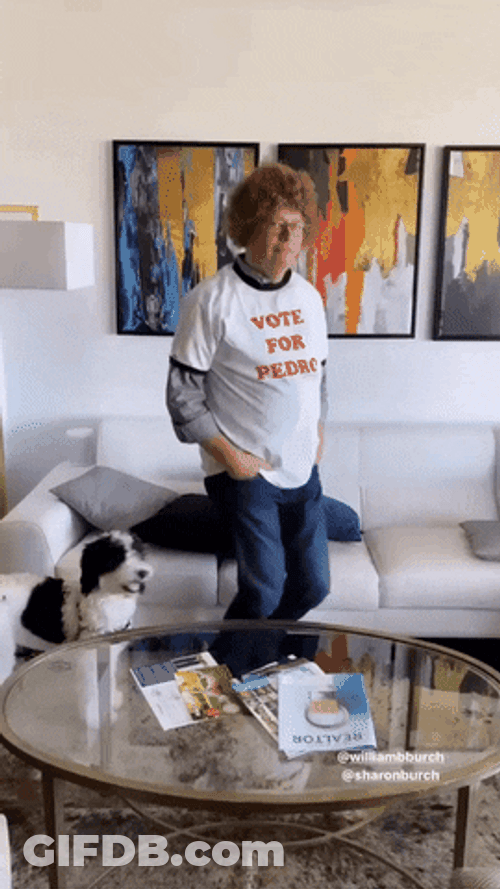 Vote For Pedro Napoleon Dynamite Dance Move GIF