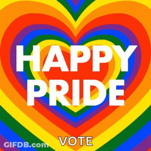 Vote Happy Pride GIF