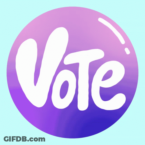 Vote In Purple Circle GIF