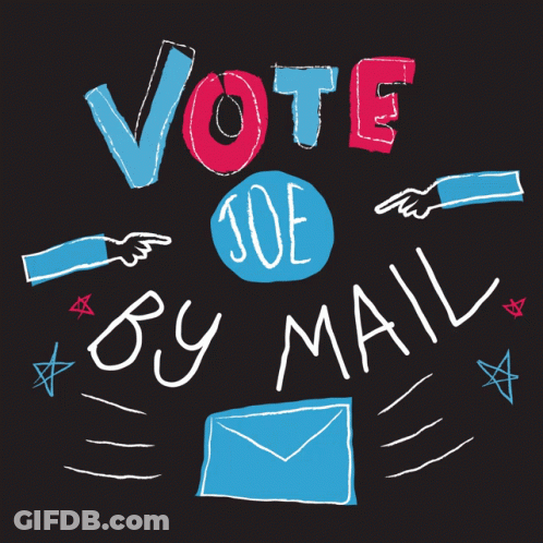 Vote Joe By Mail Poster GIF