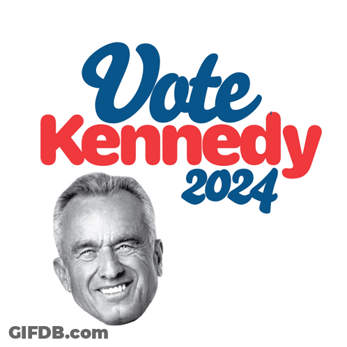 Vote Kennedy 2024 Poster GIF