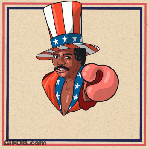 Vote Poster With Boxing Glove GIF