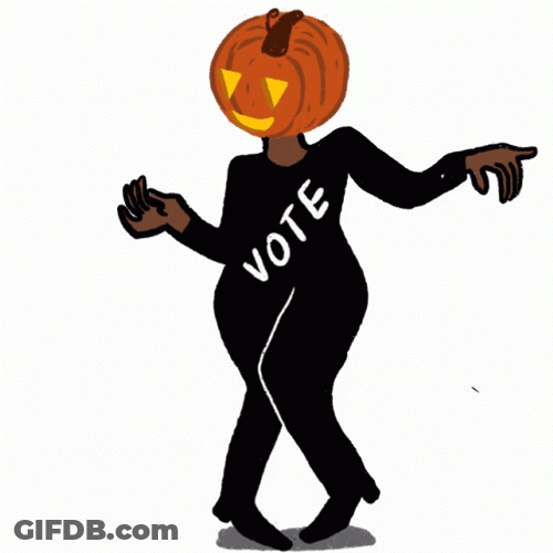 Vote Pumpkin Dance Craze GIF
