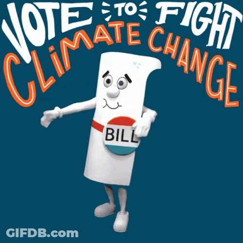 Vote To Fight Climate Change GIF
