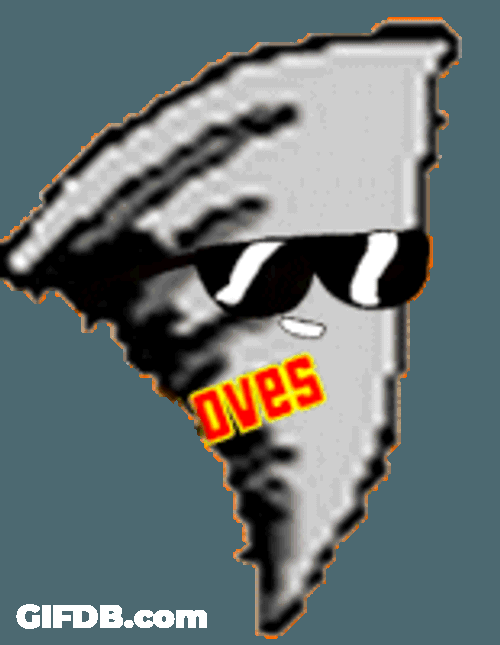 Vp Gloves Pizza Sticker GIF