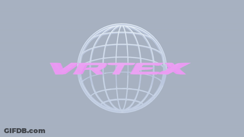Vrtex Logo With Globe GIF