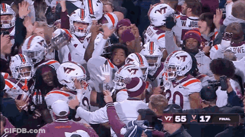 VT Vs Virginia Tech Football Game GIF