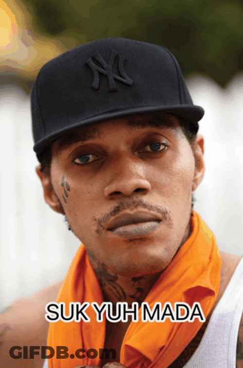 Vybz Kartel Face GIF