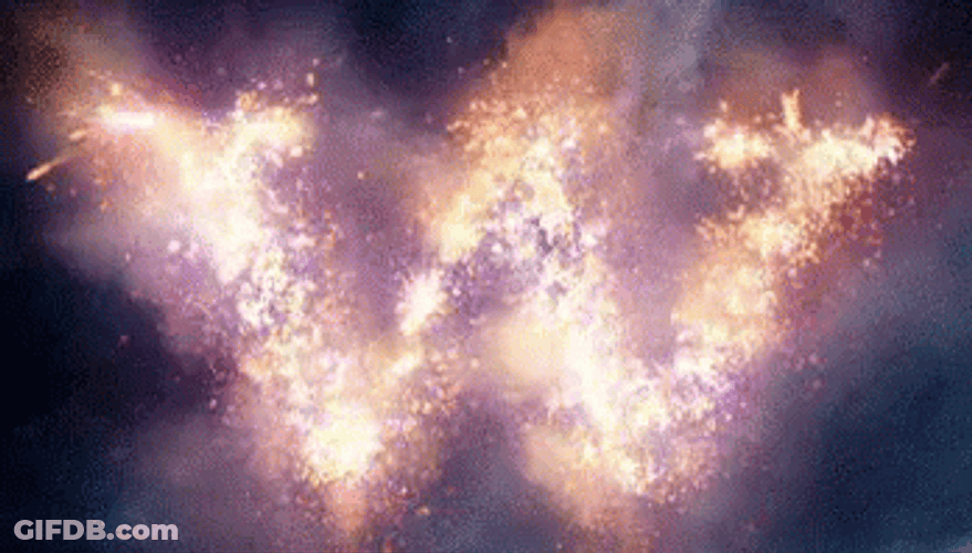 W Fire Fireworks Smoke GIF