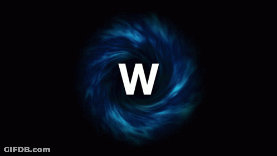 W Logo Power Energy GIF
