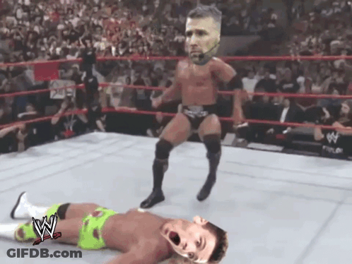 W Logo Wrestling Ring GIF