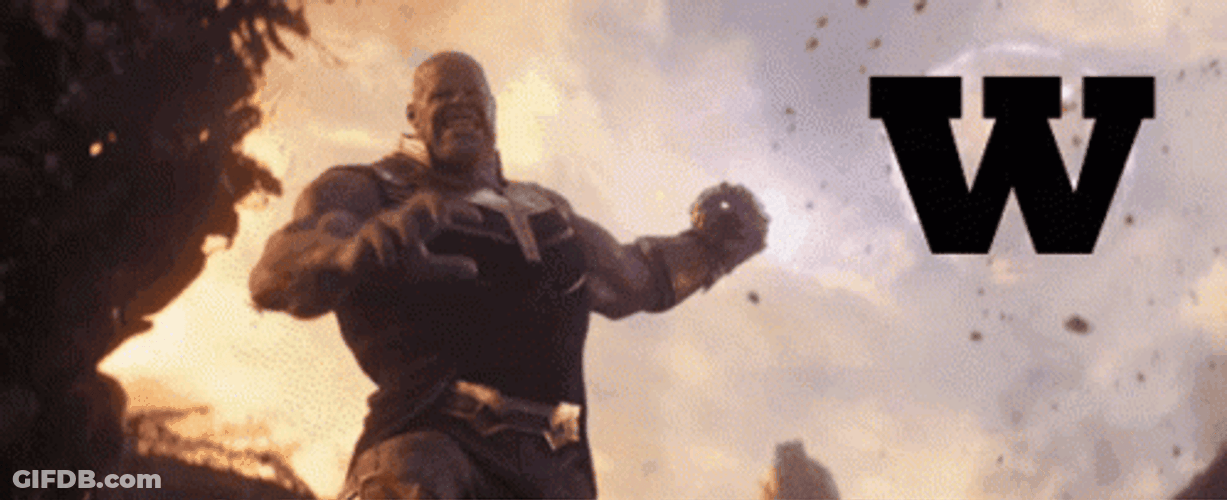 W Thanos Avengers Infinity GIF