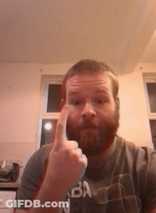 Wack Man Doing Finger Tricks GIF