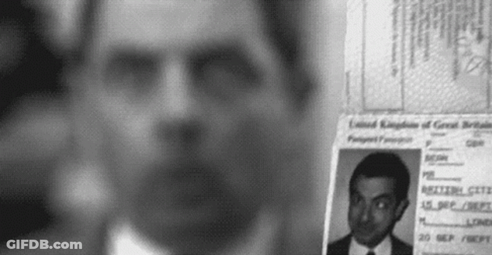 Wacky ID Mr Bean Waiting GIF