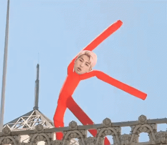 Wacky Waving Inflatable Tube Man BTS RM Meme GIF