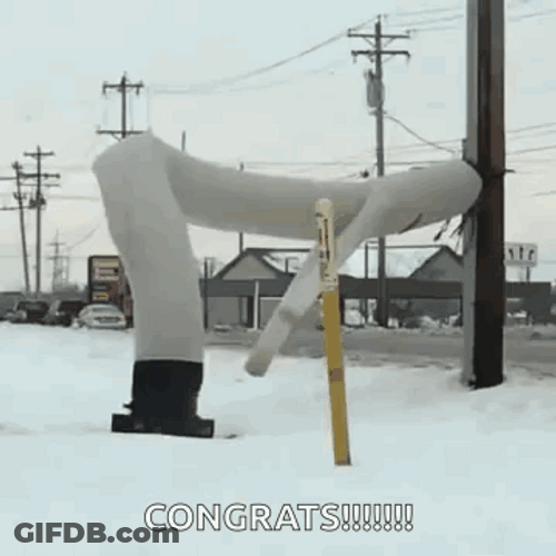 Wacky Waving Inflatable Tube Man Congrats GIF