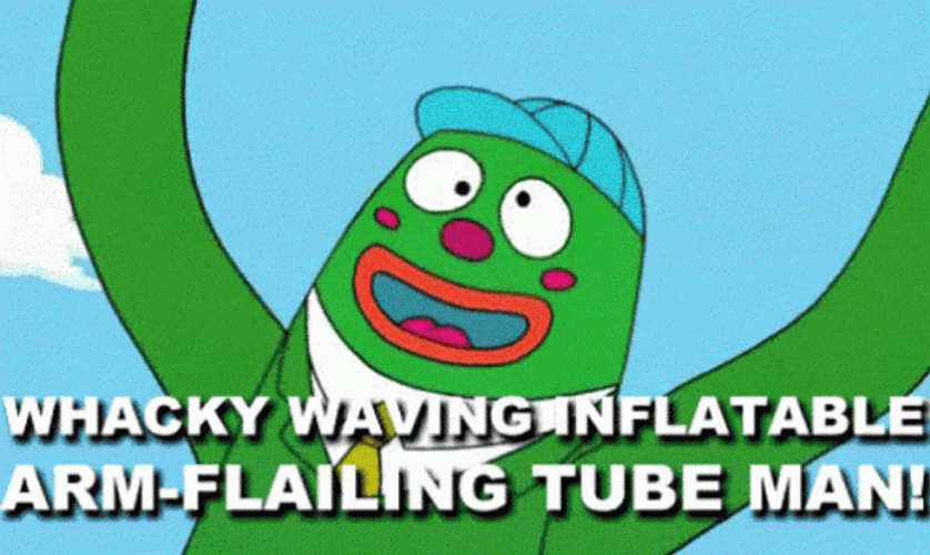 Wacky Waving Inflatable Tube Man Fail GIF