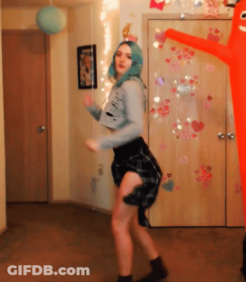 Wacky Waving Inflatable Tube Man Girl Dancer GIF