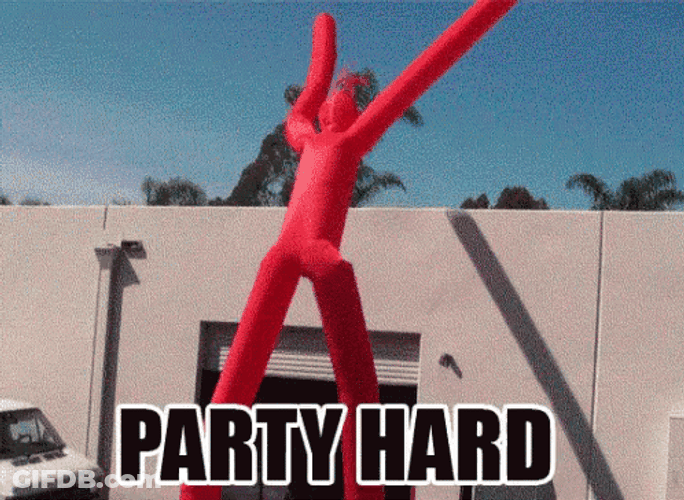 Wacky Waving Inflatable Tube Man Party Hard GIF