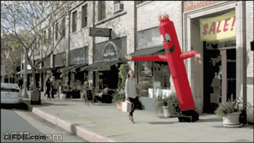 Wacky Waving Inflatable Tube Man Prank GIF