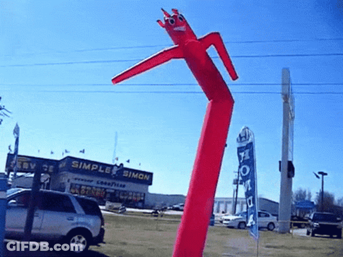 Wacky Waving Inflatable Tube Man Skydancer GIF