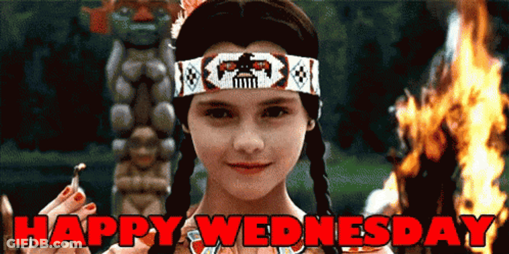 Wacky Wednesday Burning Background GIF