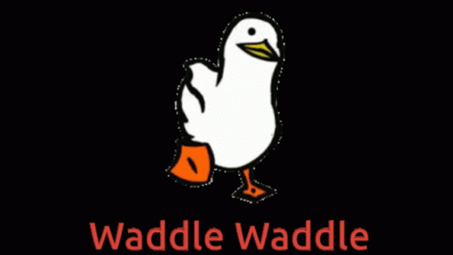 Waddles Waddle White Duck GIF