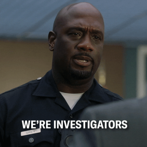 Wade Grey Investigates The Rookie GIF