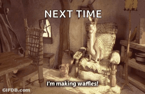 Waffle House With Yellow Awning And Rainbow GIF