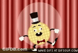 Waffle In Top Hat And Bow Tie Asking Do You Like Waffles GIF