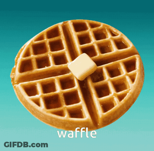 Waffle With Butter GIF