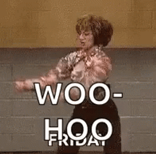 Wahoo Thank God Friday Dance GIF