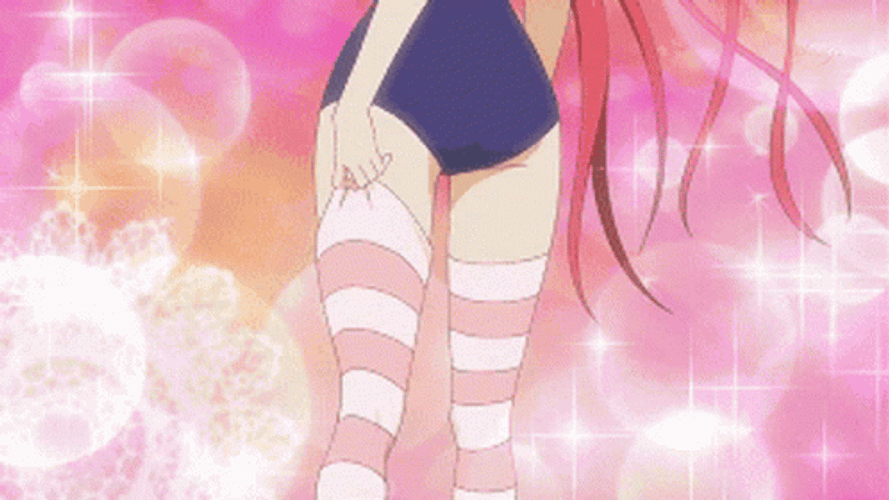 Waifu Anime Girl Red Hair GIF
