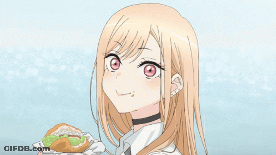Waifu Eating Slowly GIF