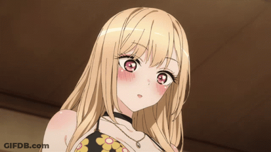 Waifu Marin Kitagawa Blonde Girl GIF