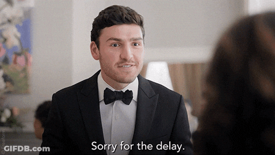 Waiter Sorry For The Delay GIF