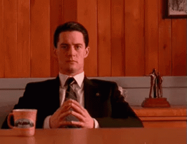 Waiting Fingers Agent Cooper GIF