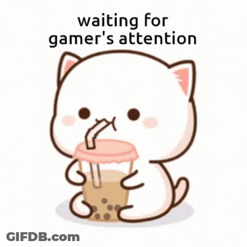Waiting For Gamer's Attention GIF