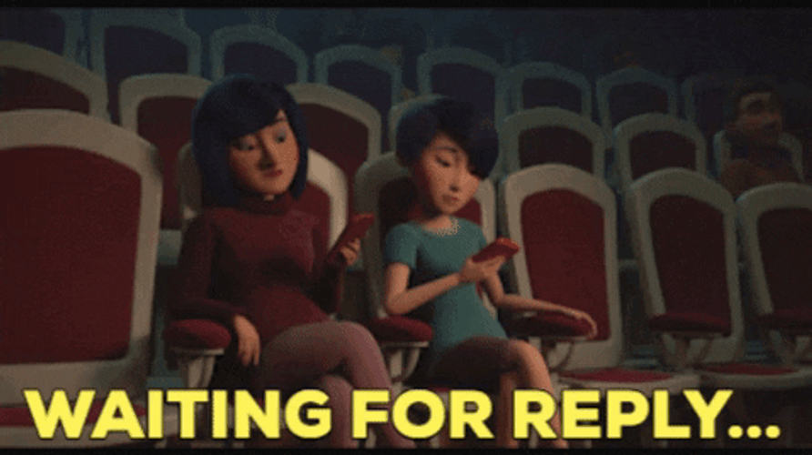 Waiting For Reply Ladies GIF