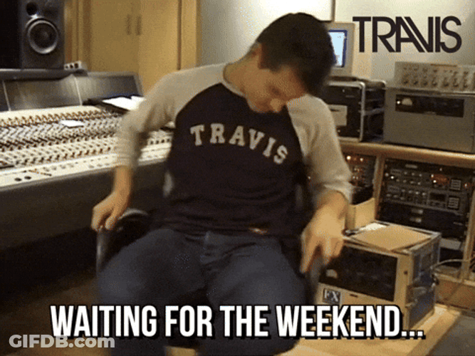 Waiting For The Weekend Wednesday Morning Funny GIF