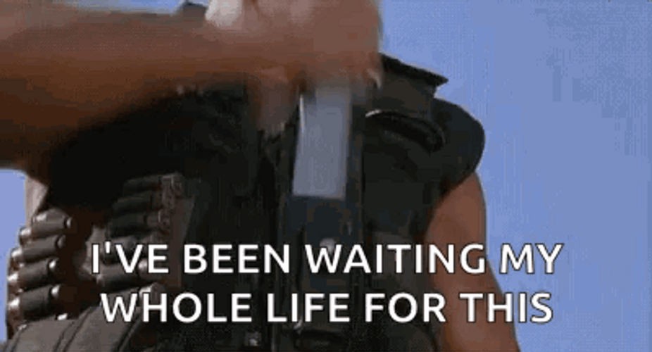 Waiting My Whole Life Loading Gun GIF