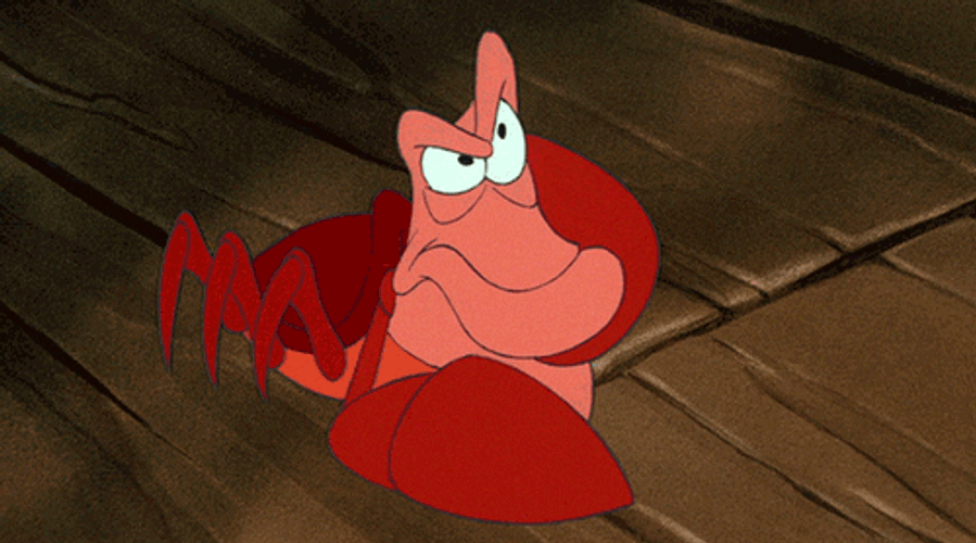 Waiting Sebastian Little Mermaid GIF
