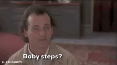 Waitress Holding Tray Saying Adios GIF