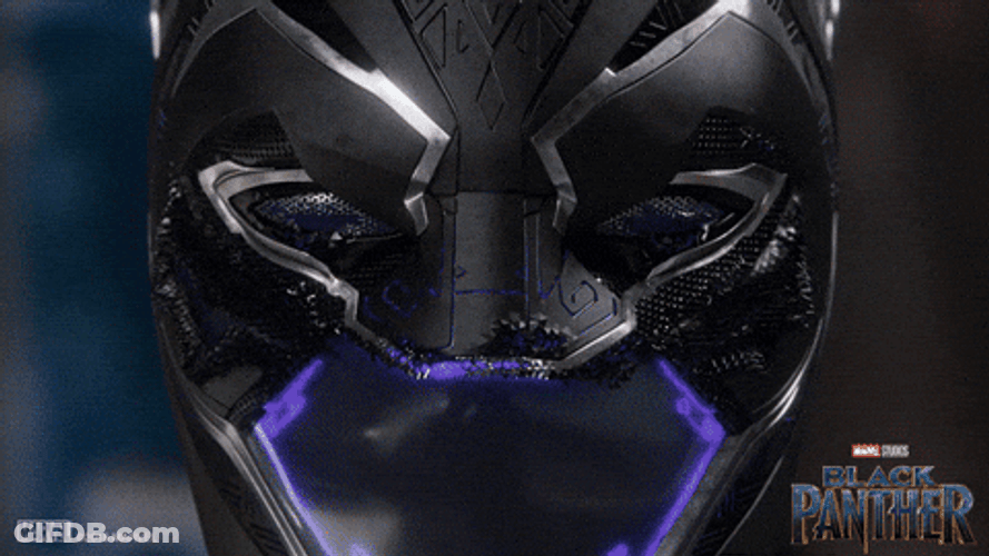 Wakanda Black Panther Transform GIF
